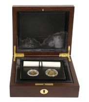 East India Company, Gold Proof Two-Coin Set 2015, 'Coins that Built an Empire' collection comprising