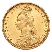 Victoria, Sovereign 1890M, Melbourne Mint; very fine