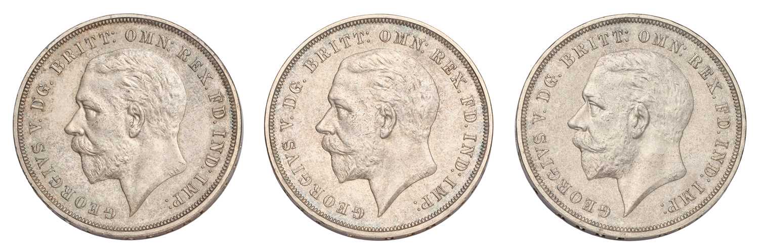 3x George V, Crowns 1935, all specimen issues (Bull 3652, ESC 376, S. 4049) all housed in original - Image 3 of 5