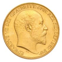 Edward VII, Two Pounds 1902 (Marsh T40, S.3967); hairlines and minor contact marks o/wise