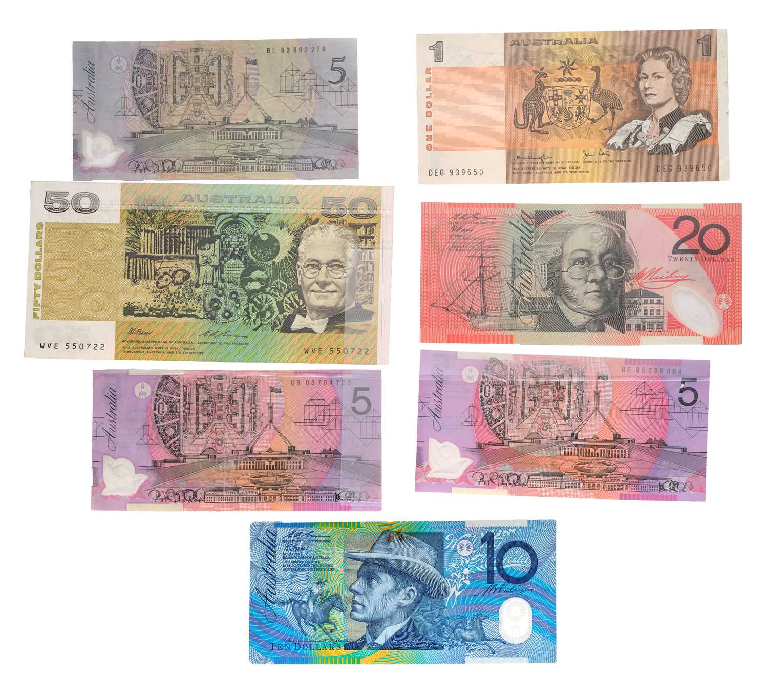 Assorted Hong Kong and Australia Banknotes; 38 notes in total, highlights including 3x George V, - Bild 2 aus 6