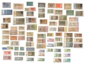 Germany, Assorted Banknotes, 85 in total, spanning 1908 - pre-euro, including a large collection