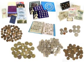 Large Job Lot of Coins and Banknotes; highlights include; a small number of Roman base metal