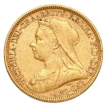 Victoria, Sovereign 1894M, Melbourne Mint; good fine