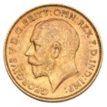 George V, Half Sovereign 1913; good very fine