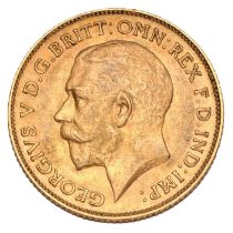 George V, Half Sovereign 1913; good very fine