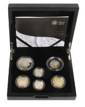 Royal Mint, UK Silver Celebration Set 2011, 6 silver proof coin set comprising; Prince Philip £5,