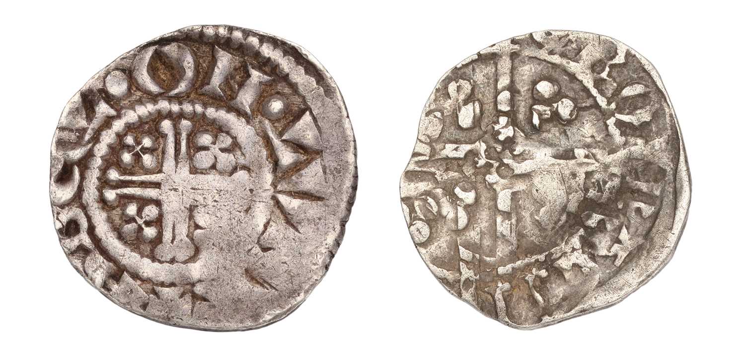 John, Short Cross Penny, class 5c, 1.45g, London Mint, moneyer Abel (N. 971, S.1352) struck off - Image 2 of 2