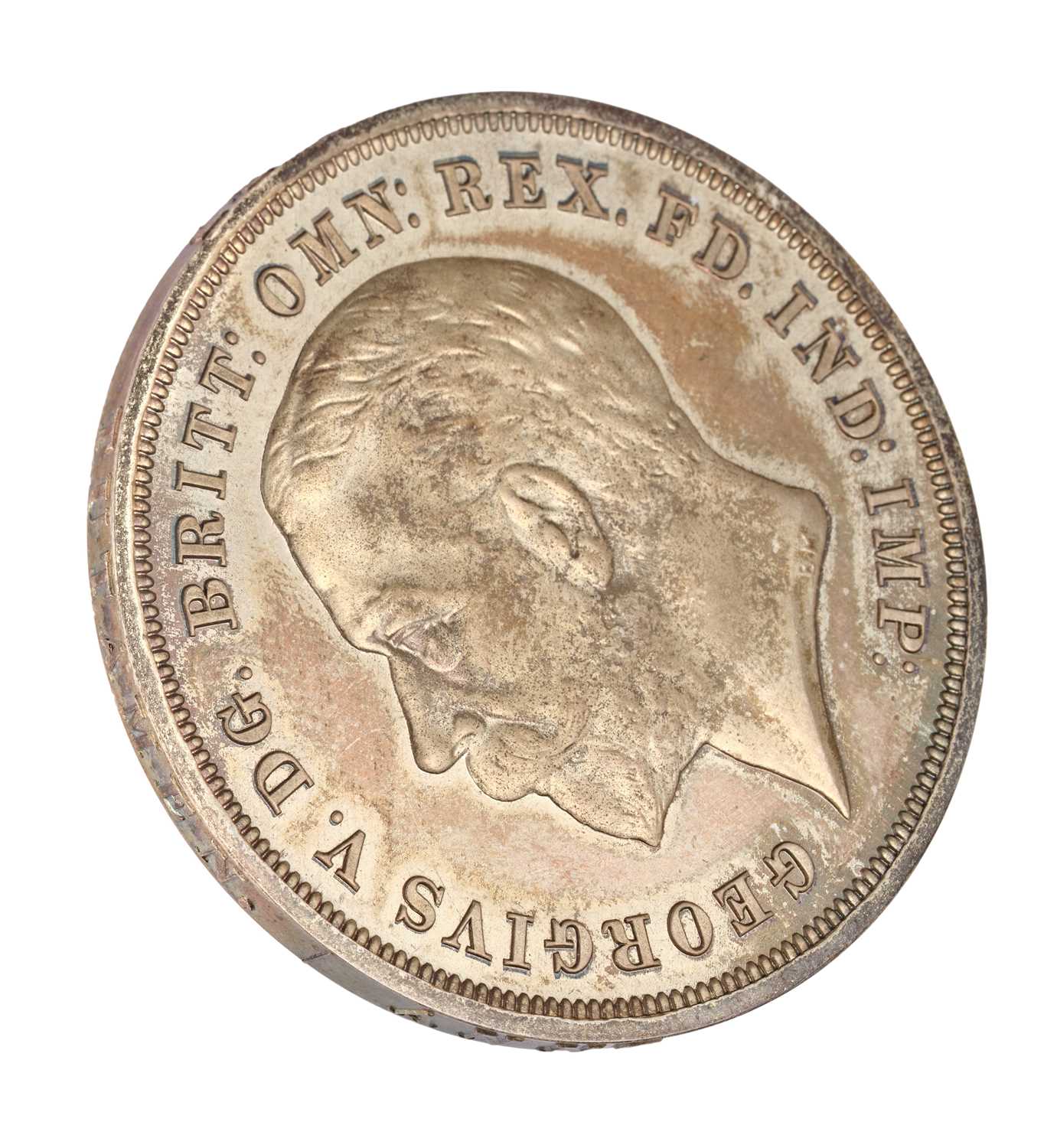 George V, Proof Crown 1935, raised edge lettering (Bull 3655, ESC 378, S.4050) one of only 2,500 - Bild 6 aus 8