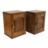 2x Coin Collectors Cabinets, one suitable for shilling size and lower the other sixpence size and