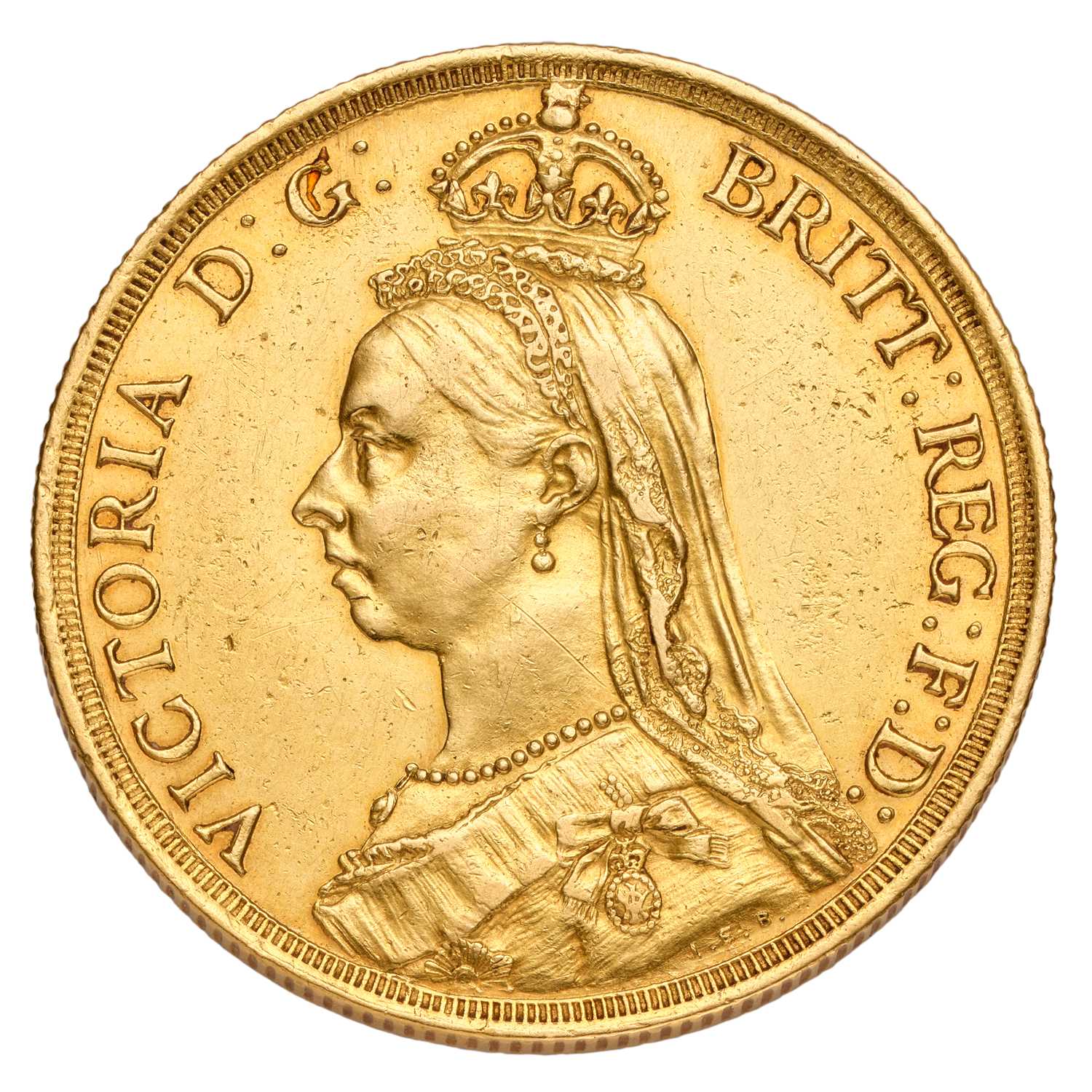 Victoria, Two Pounds 1887, (Marsh T23, S.3865); good very fine