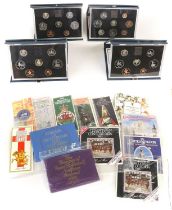 Assorted UK Proof and Brilliant Uncirculated Sets, comprising; 6x proof sets, 1977, 1980, 1984,