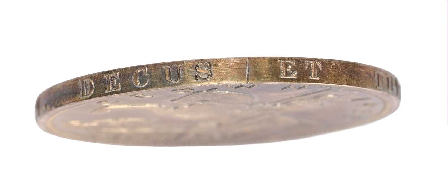George V, Proof Crown 1935, raised edge lettering (Bull 3655, ESC 378, S.4050) one of only 2,500 - Bild 7 aus 8