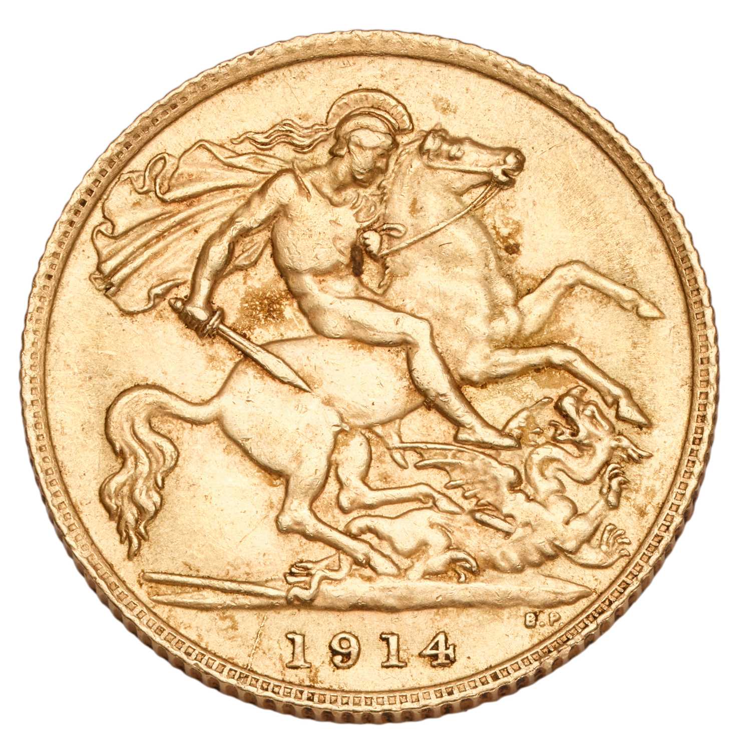 George V, Half Sovereign 1914; near extremely fine, some lustre - Image 2 of 2