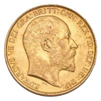 Edward VII, Two Pounds 1902 (Marsh T40, S.3967) one or two minor edge imperfections o/wise extremely