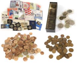 Mixed Lot of Uncirculated sets and Pre-Decimal Coins, to include; 7x UK brilliant uncirculated sets,