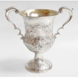 A George III Silver Two-Handled Cup, by Peter and Ann Bateman, London, 1796, baluster and on