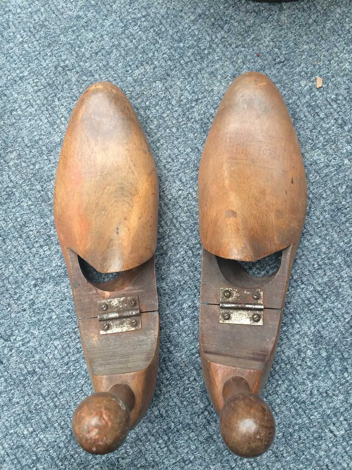 Assorted Treen and Other Items, comprising a cylindrical box stamped 'Sweet Cicely' with cover, shoe - Image 3 of 8