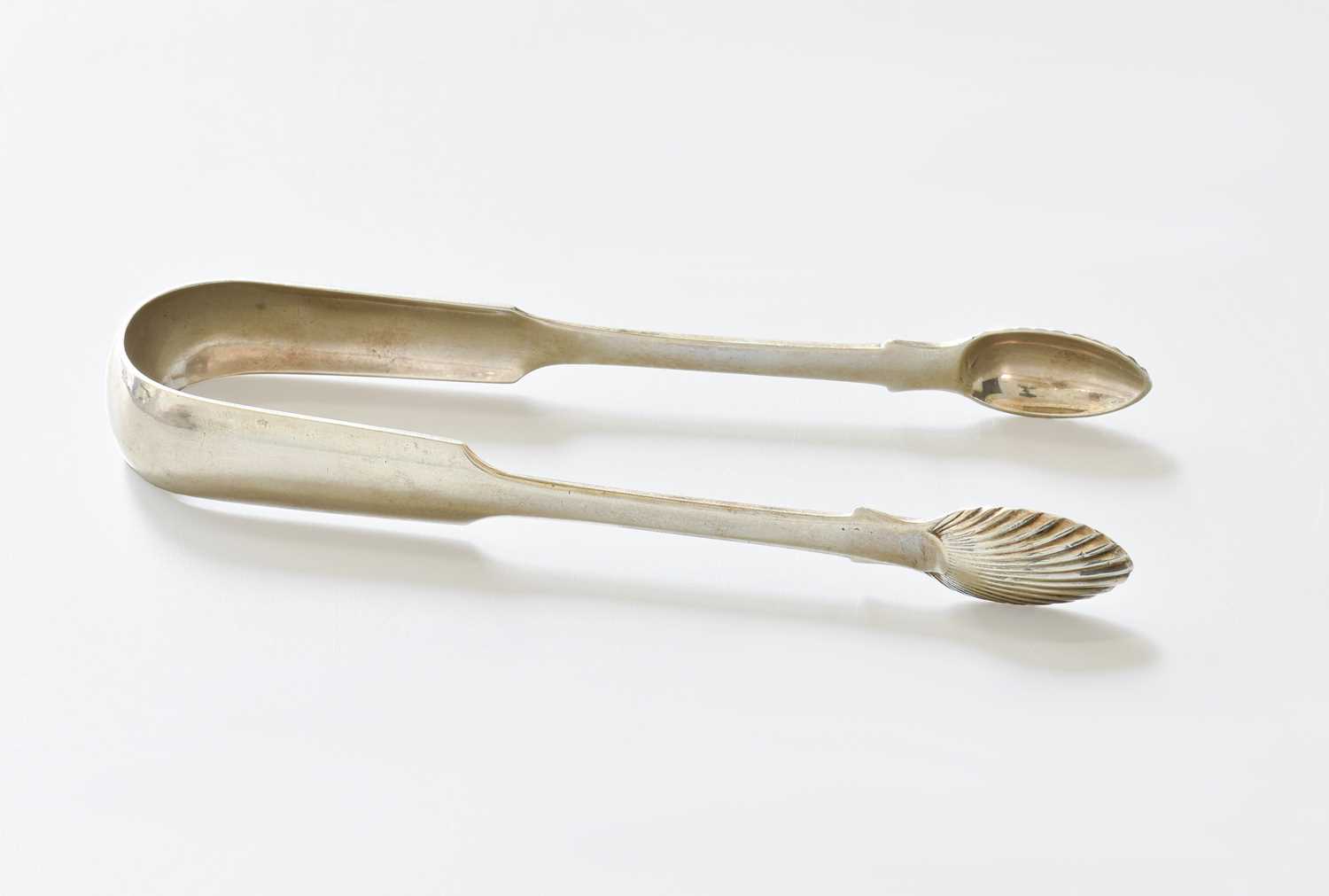 A Pair of Scottish Provincial Silver Sugar-Tongs, by Andrew Davidson, Arbroath, First Quarter 19th