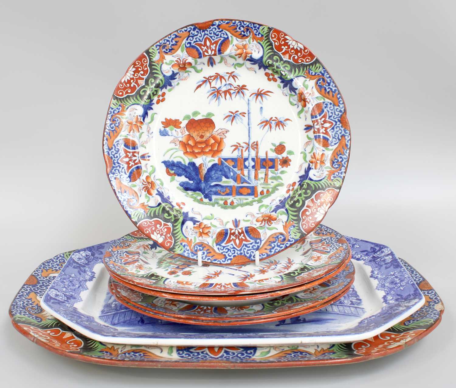 A Collection of Early 19th Century and Later British Ceramics, including two Staffordshire porcelain - Image 2 of 4