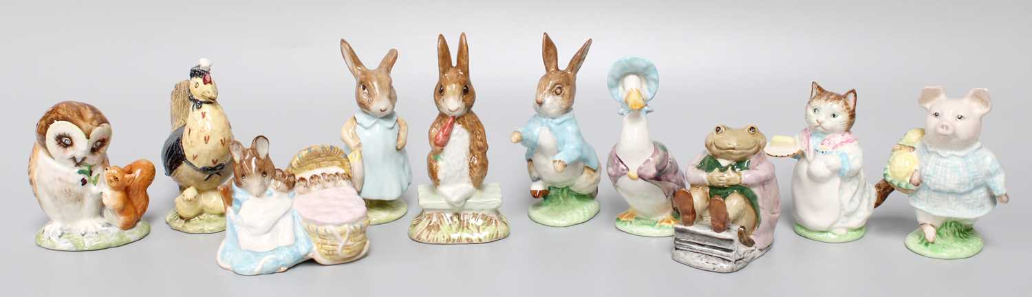 Beswick Beatrix Potter Figures, 'Hurca Murca', 'Fierce Bad Rabbit', Peter Rabbit' etc. All in good