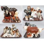 Melba Ware, Coopercraft, foreign made and other models to include Hereford Cattle, Shire Horses,