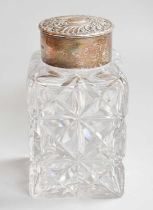 A Victorian Silver-Mounted Cut-Glass Decanter, The Silver Mounts by William Hutton and Sons Ltd.,