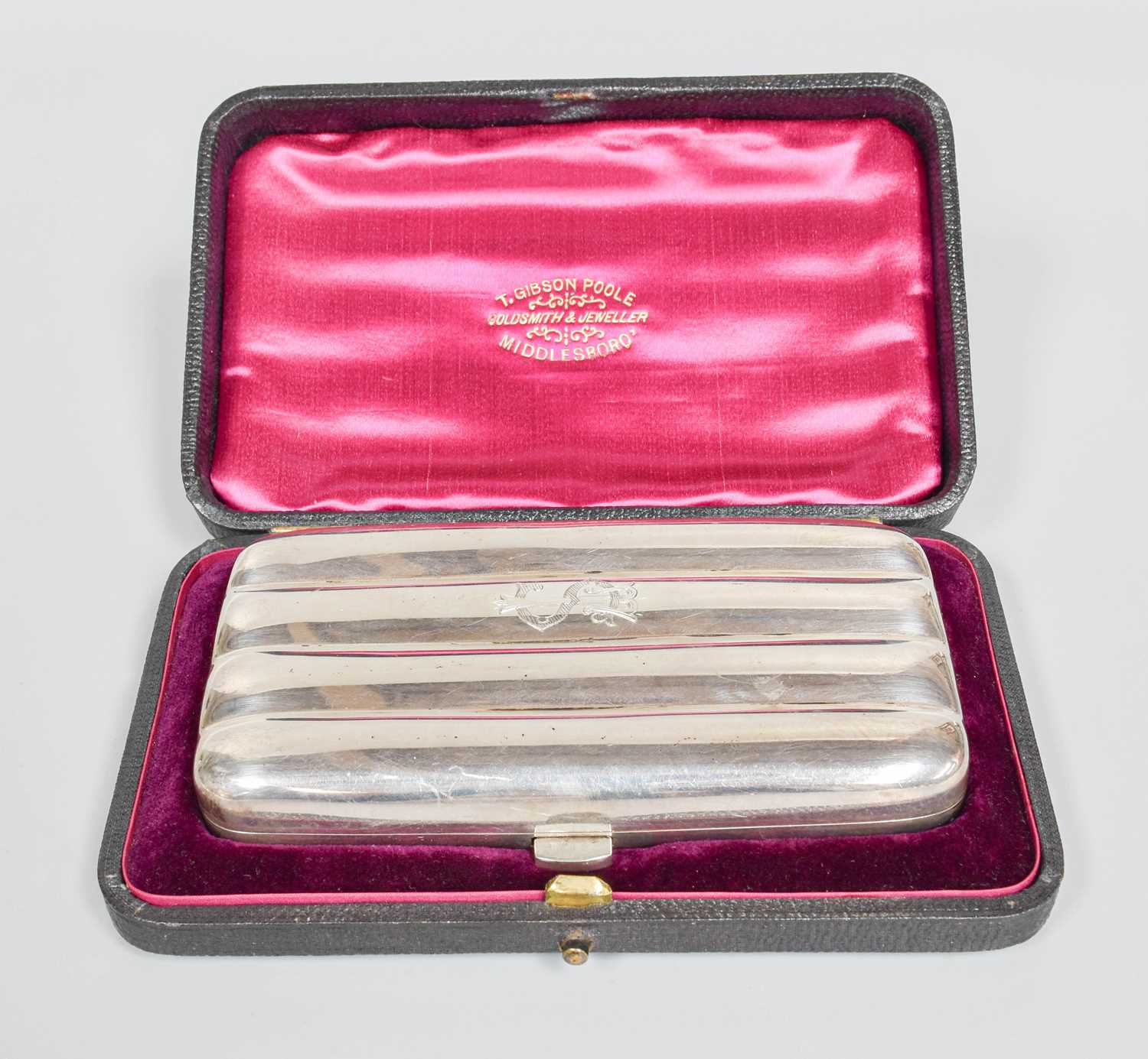 A Victorian Silver Cigar-Case, Probably by William Neale and Sons, Birmingham, 1891, Retailed by