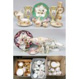 A Collection of Mainly British Ceramics, early 19th century and later, including Royal Worcester