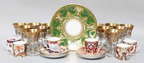 Six Royal Crown Derby Imari Porcelain Coffee Cans and Saucers, from the curators collection