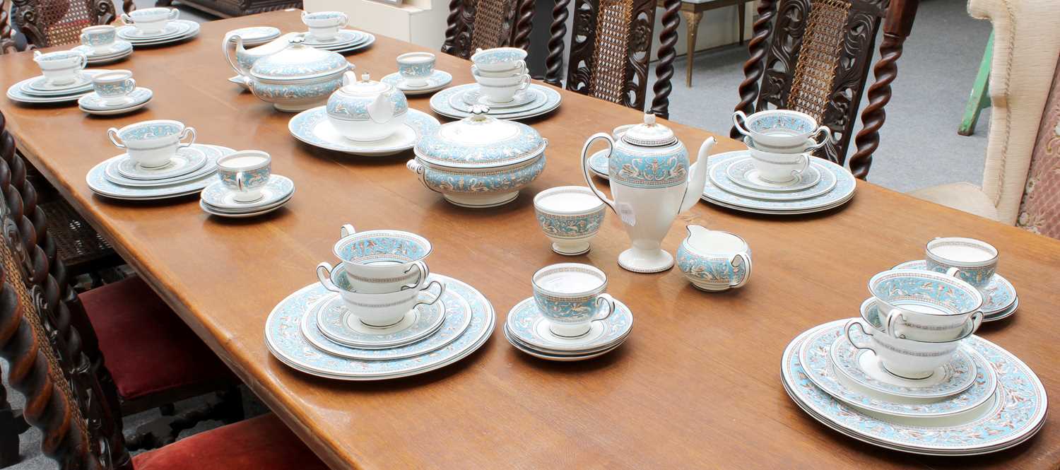 A Wedgwood Florentine Dinner and Tea Service, including tureens, dinner plates, side plates, sauce - Image 2 of 2