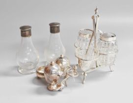 A Victorian Scottish Silver Condiment-Set and a Victorian Silver Condiment-Set, The First Maker's