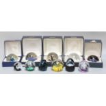 Caithness and Other Modern Glass Paperweights, including limited edition and boxed examples