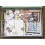 Assorted British and World Coins, including; a small selection of earlier British bronze coins