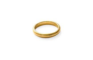 A 22 Carat Gold Band Ring, finger size L Gross weight 4.3 grams.