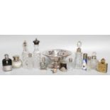 A Collection of Assorted Silver and Objects of Vertu, including a silver pedestal dish with