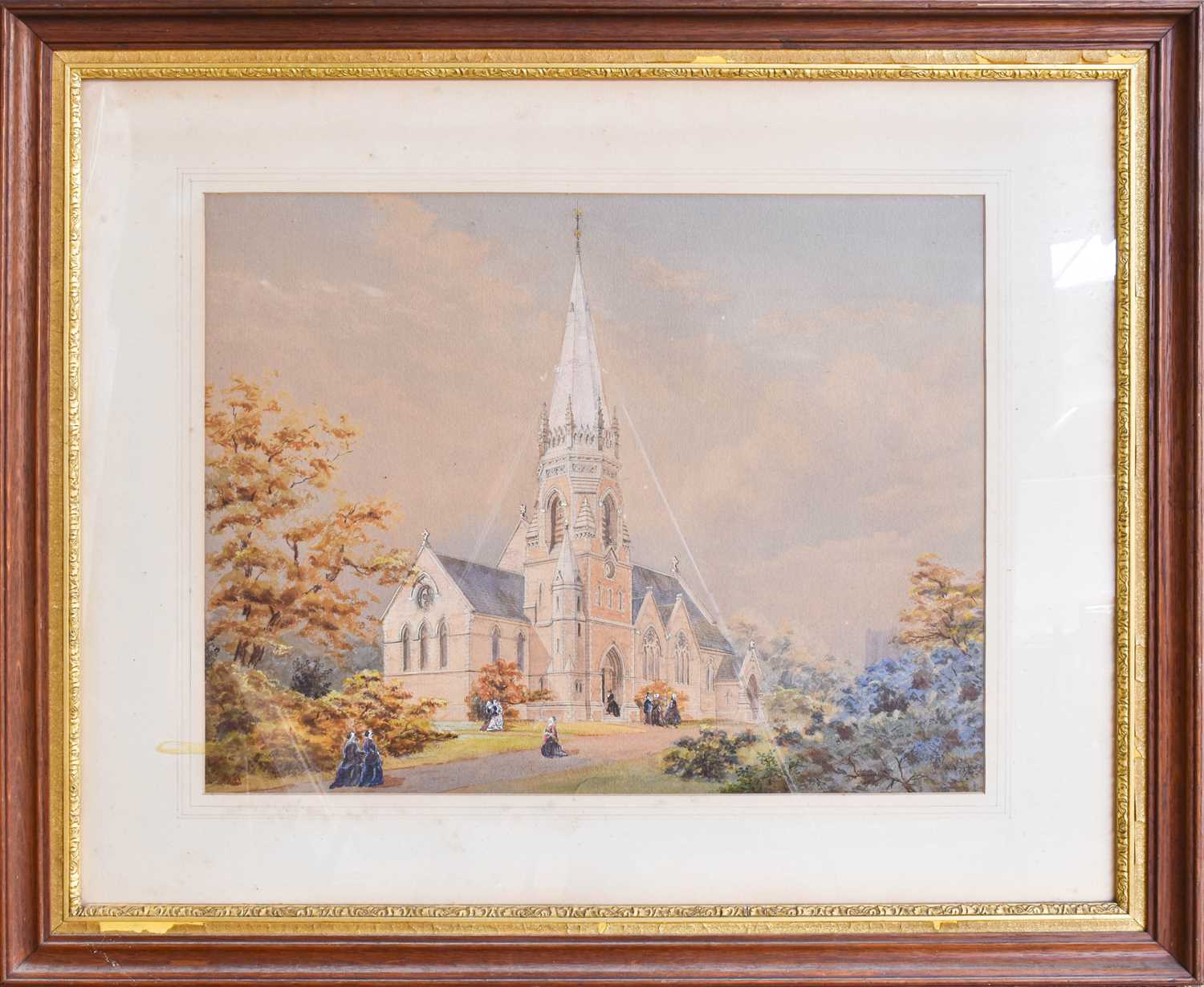 Harold Pye (20th Century) "Priory Church from Woldgate, Bridlington" Signed, inscribed and dated - Image 2 of 8