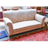 A Late Victorian/Early 20th Century Mahogany Framed Three Seater Sofa, 192cm by 85cm by 85cm