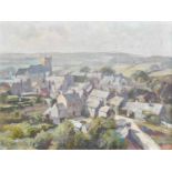 Robert T. Mumford (1895-1939) View of Corfe Signed and dated (19)36, oil on board, 35cm by 44.5cm