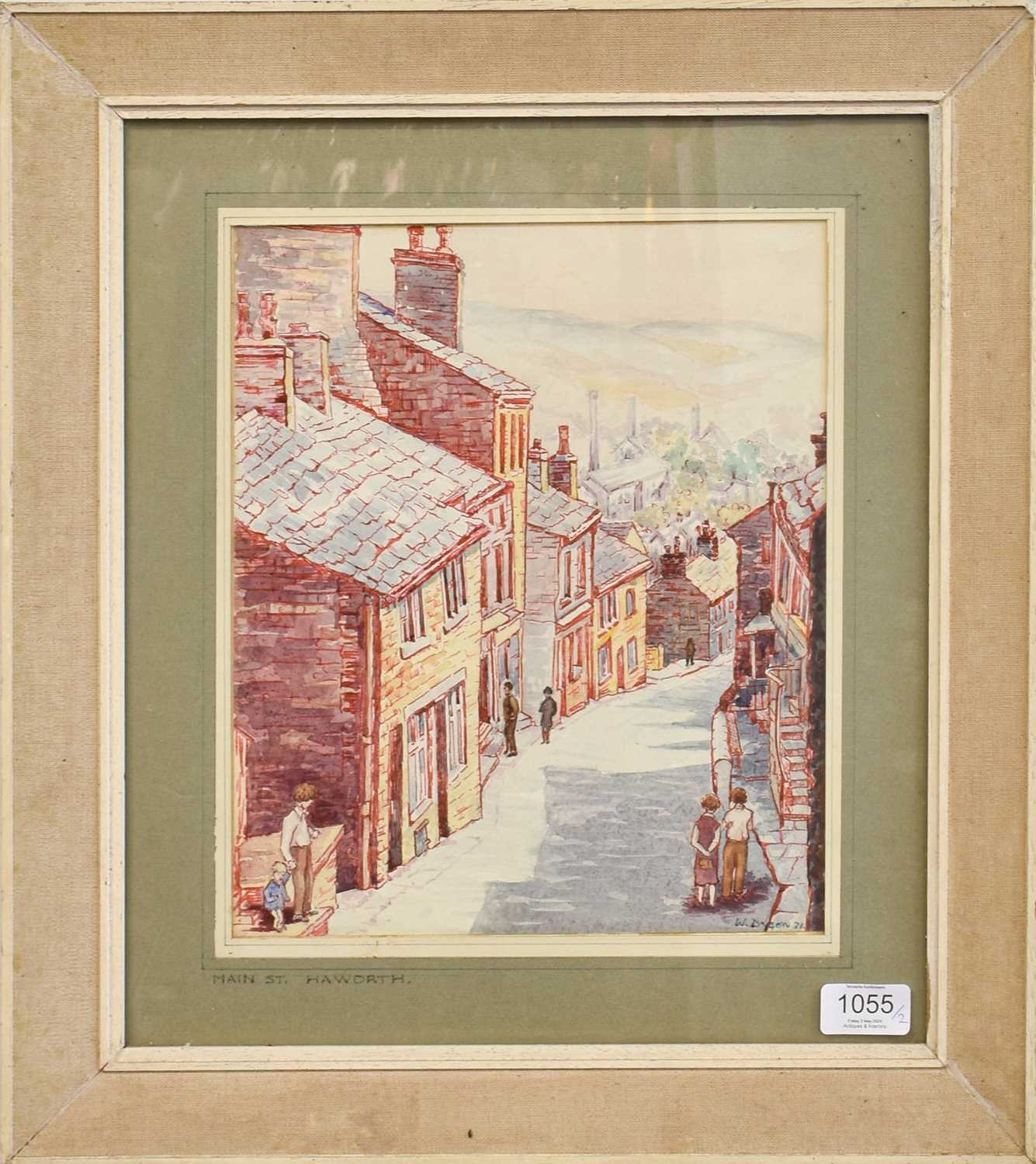 Ronald Pawson "Warfedale Snow" Signed, oil on board; together with W* Dyson, "Main St. Haworth", - Image 4 of 6