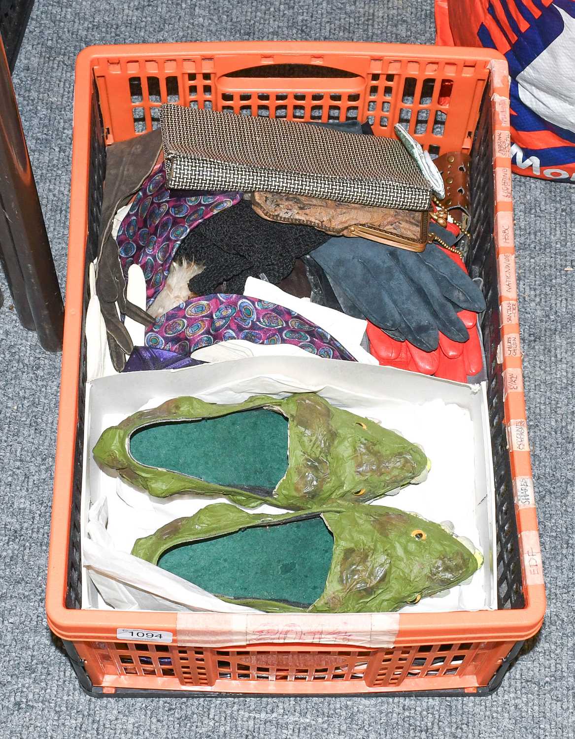 Assorted 20th Century Costume Accessories, comprising leather and fabric shoes and boots, - Image 3 of 3