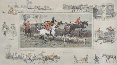 After Charles Johnson Payne ''Snaffles'' (1884-1967) ''A Point to Point'' Signed in pencil, a colour