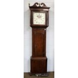 A George III Mahogany and Oak Longcase Clock, by J Collier of Cheadle, 8 day striking movement