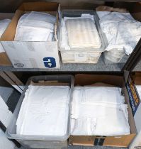 Assorted White Linens, Cotton Bed and Table Linen, other items etc (5 boxes)