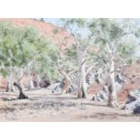 Kenneth Green (1916-1973) Australian "Dry Creek, Flinders Ranges (Mary's Creek, Arkaba Hills)"