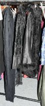 Victorian Black Silk Brocade Cape, Leak & Thorpe Ltd York Ladies Tailors and Costumiers, black