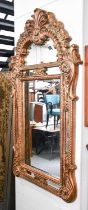 A Large 20th Century Mirror, 167cm by 102cm