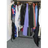 Assorted Ladies Costume, including Amanda Wakeley, Laura B Couture suits, Hyphen silk shirt and