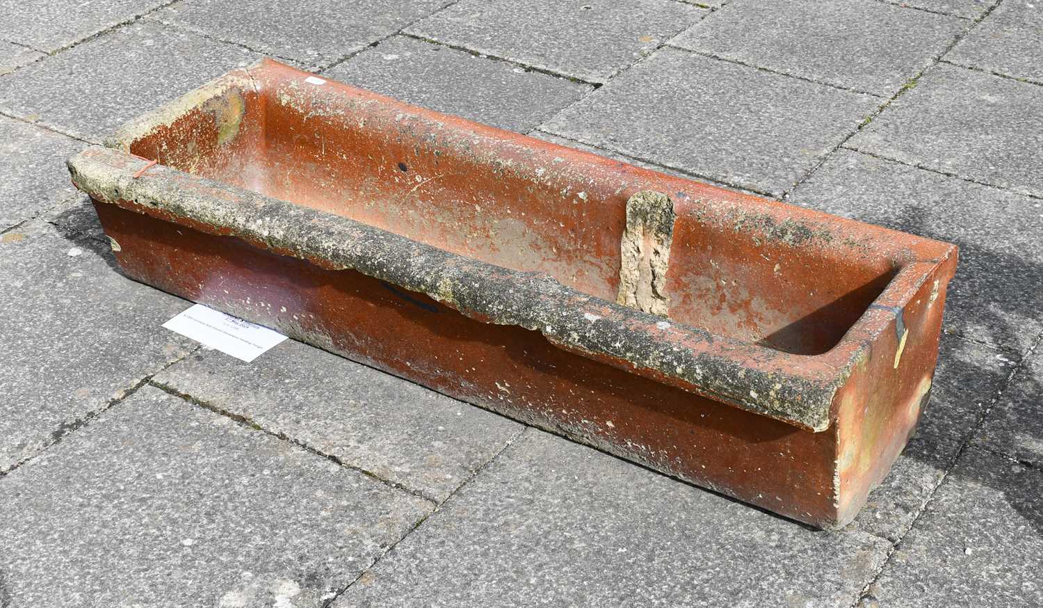 A 19th Century Salt-Glazed Stoneware Feeding Trough