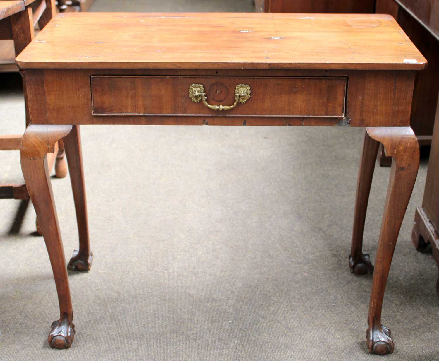 An Early 19th Century Mahogany and Crossbanded Bowfront Chest of Three Drawers, 90cm by 93cm by - Image 3 of 3